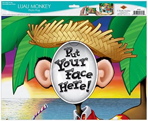 Luau Monkey Photo Prop Party Accessory
