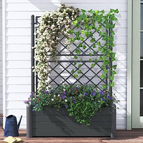 CQURE 12 Pack 84 Ft Artificial Ivy Garland
