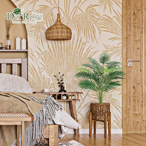 Der Rose 28 Inch Artificial Palm Tree with White Pot