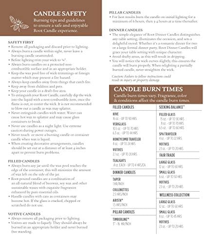 Root Candles Unscented Pillar Candle 3x3-Inch White