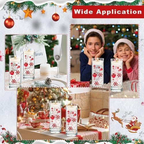 Snowman Christmas Vase Filler Decor Set 4136 Pcs
