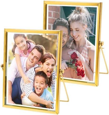 Yuragim A5 Glass Picture Frame Pack of 2