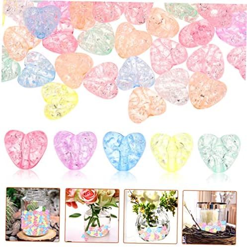 Heart Shape Vase Filler Beads Set for Valentines Day and Weddings