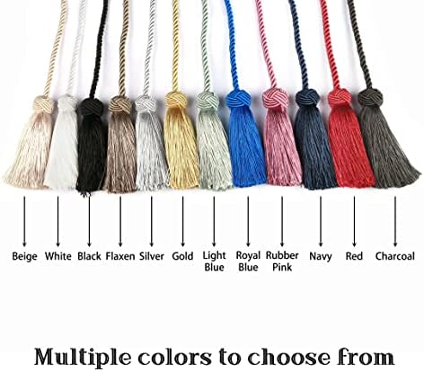 BEL AVENIR 2 Pack Curtain Tiebacks with Tassel