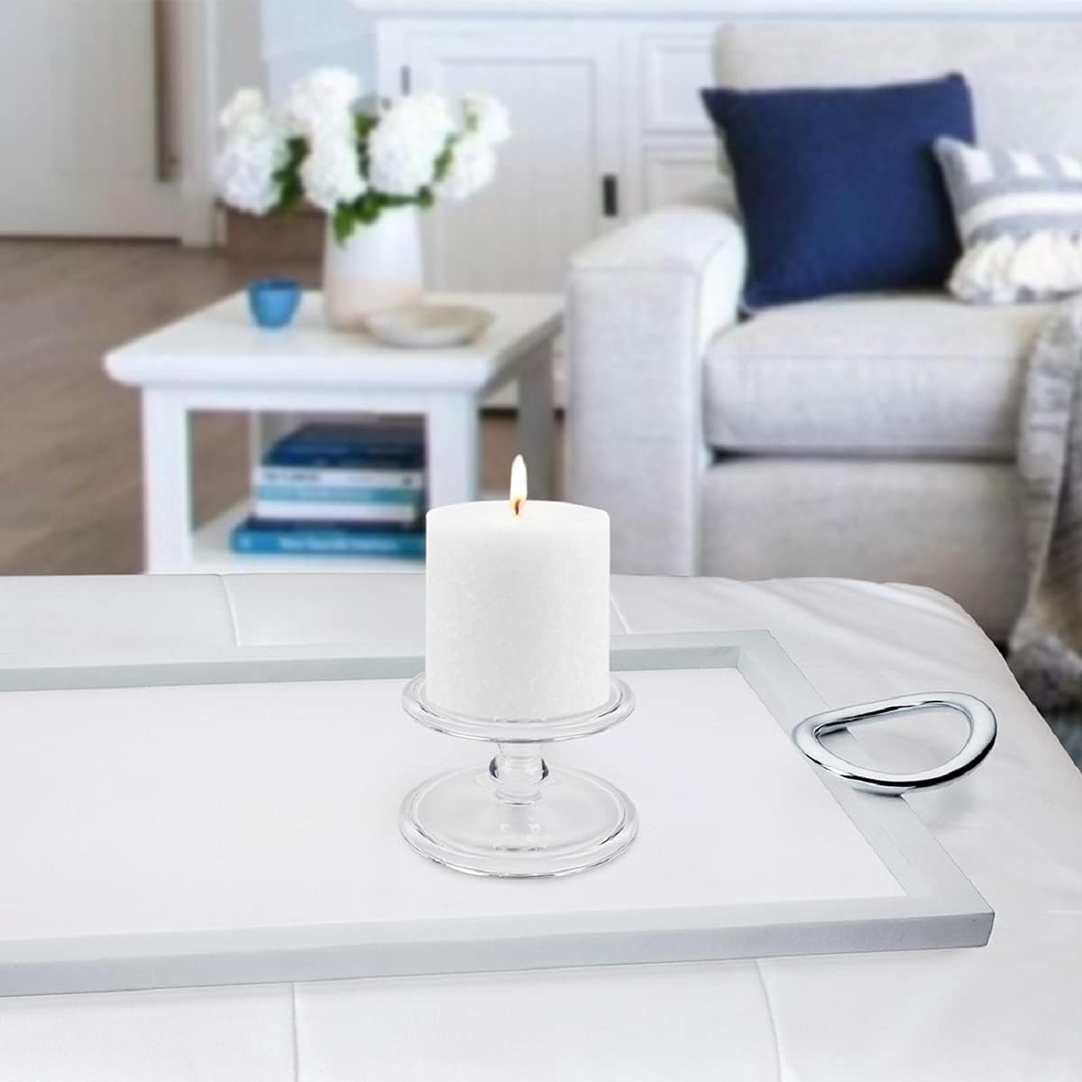 Root Candles Unscented Pillar Candle 3x3-Inch White
