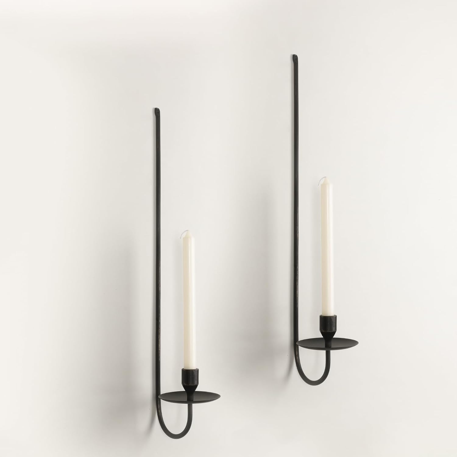 248 Inch Iron Wall Candle Sconce Set of 2
