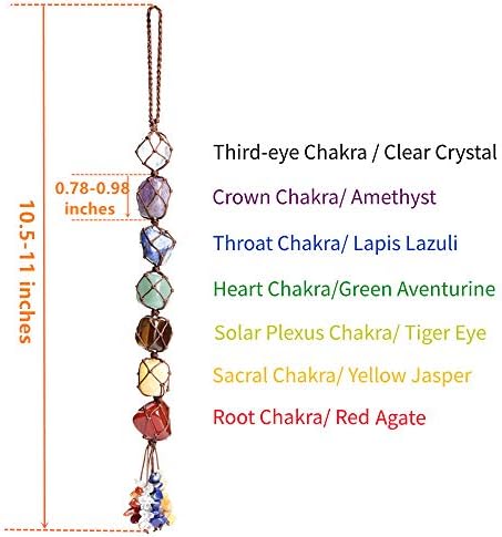 7 Chakra Crystal Window Car Hanging Ornaments