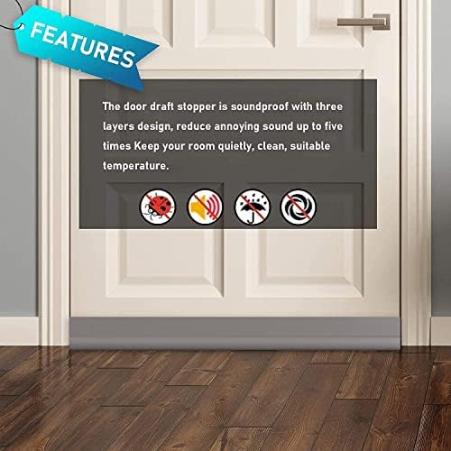 SYIPO Door Draft Stopper 37 Inch One Sided Insulator