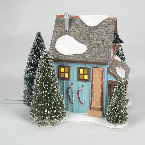 Department 56 Original Snow Village Farms Tree Lot Lit Building 63 Inch