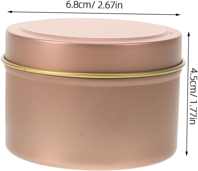 12Pcs Candle Jars with Lids for DIY Aromatherapy Decor