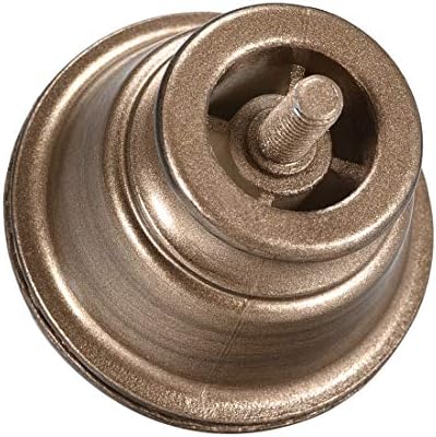 Uxcell Curtain Rod Finials 4pcs Brown M5 Thread