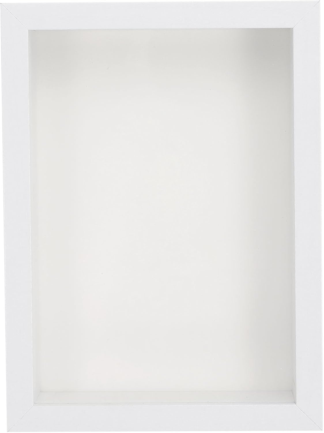 PATIKIL 6x8 Shadow Box Frame White Wooden