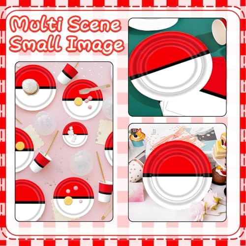 76 Pcs Cartoon Animation Birthday Party Supplies Plates