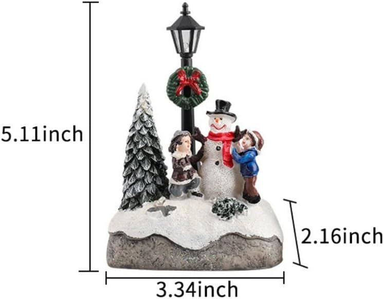 LED Lighted Christmas Village House with Collectible Buildings