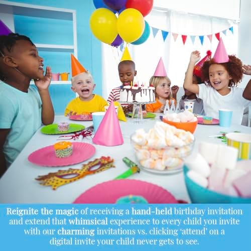 Cosmic Bowling Party Invites 20 5x7 Fill In Cards