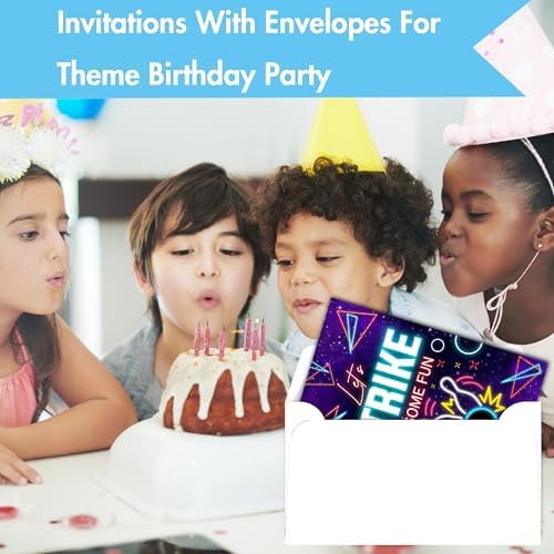Strike Bowling Birthday Invites with Envelopes 30 Count