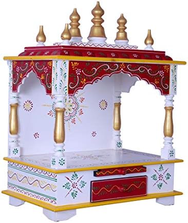 Wood Home Temple Orange 18x12x24 Inch