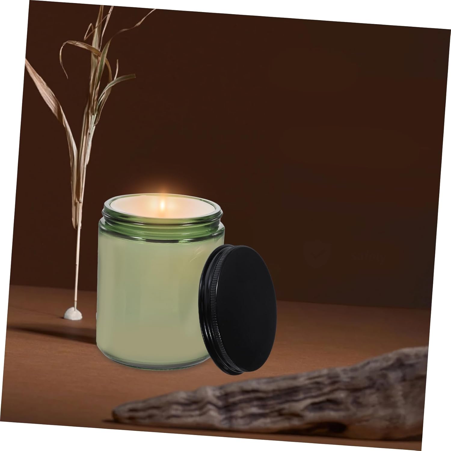 12pcs Glass Candle Tins for Aromatherapy and Home Decor