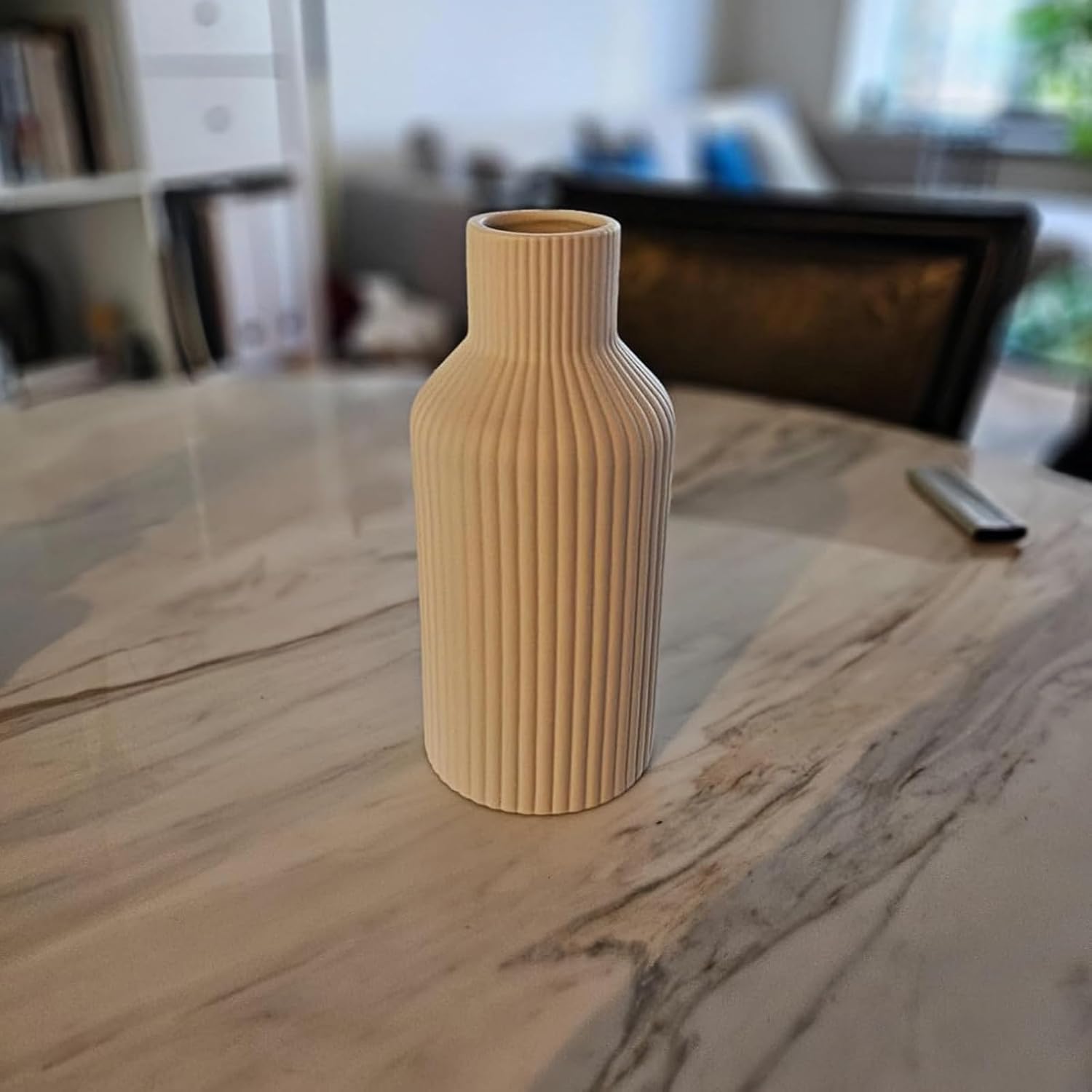 White Ceramic Vase for Modern Home Decor