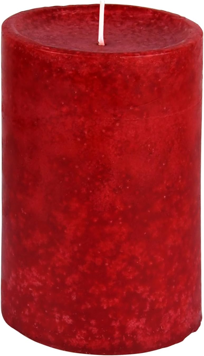 6 Inch Apple Crisp Scented Pillar Candle 1