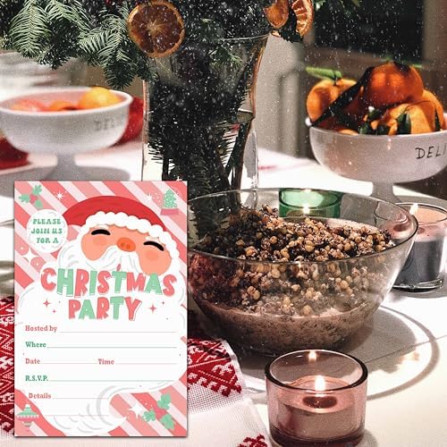 Christmas Party Invitations with Envelops