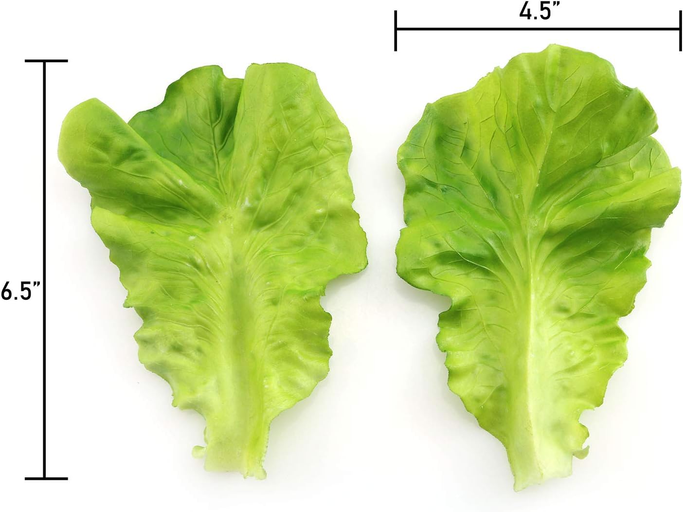 Tegg Fake Lettuce Leaves 3PCS Artificial Vegetable Decor
