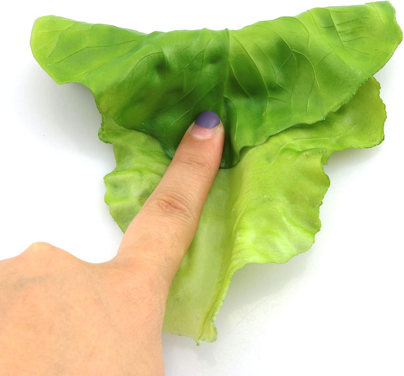 Tegg Fake Lettuce Leaves 3PCS Artificial Vegetable Decor