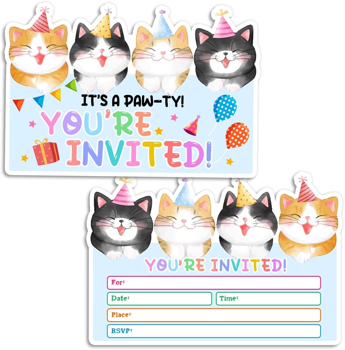 Yangmics Direct 30 Birthday Invites with Envelopes