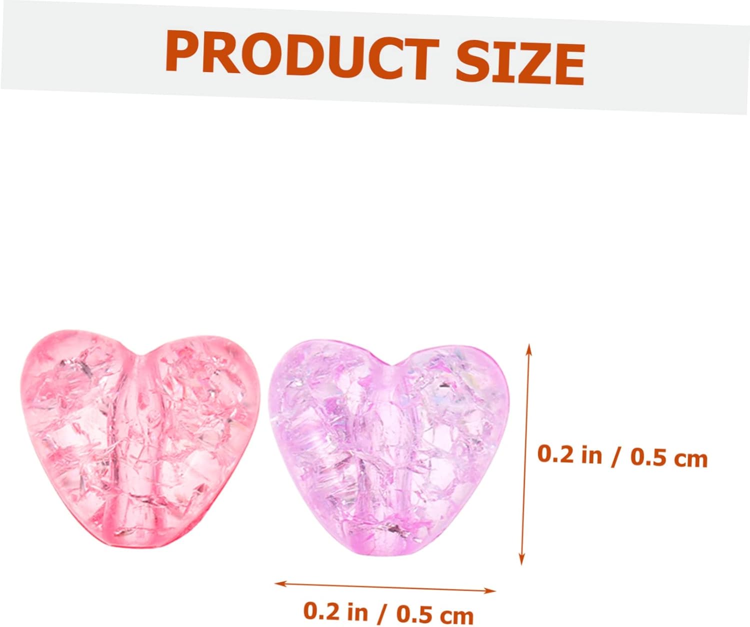 Heart Shape Vase Filler Beads Set for Valentines Day and Weddings