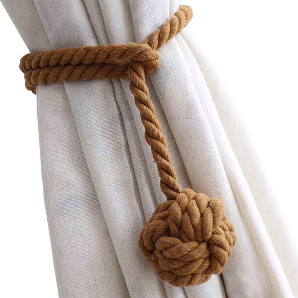 Melaluxe 4 Pack Curtain Tiebacks Heavy Duty 1