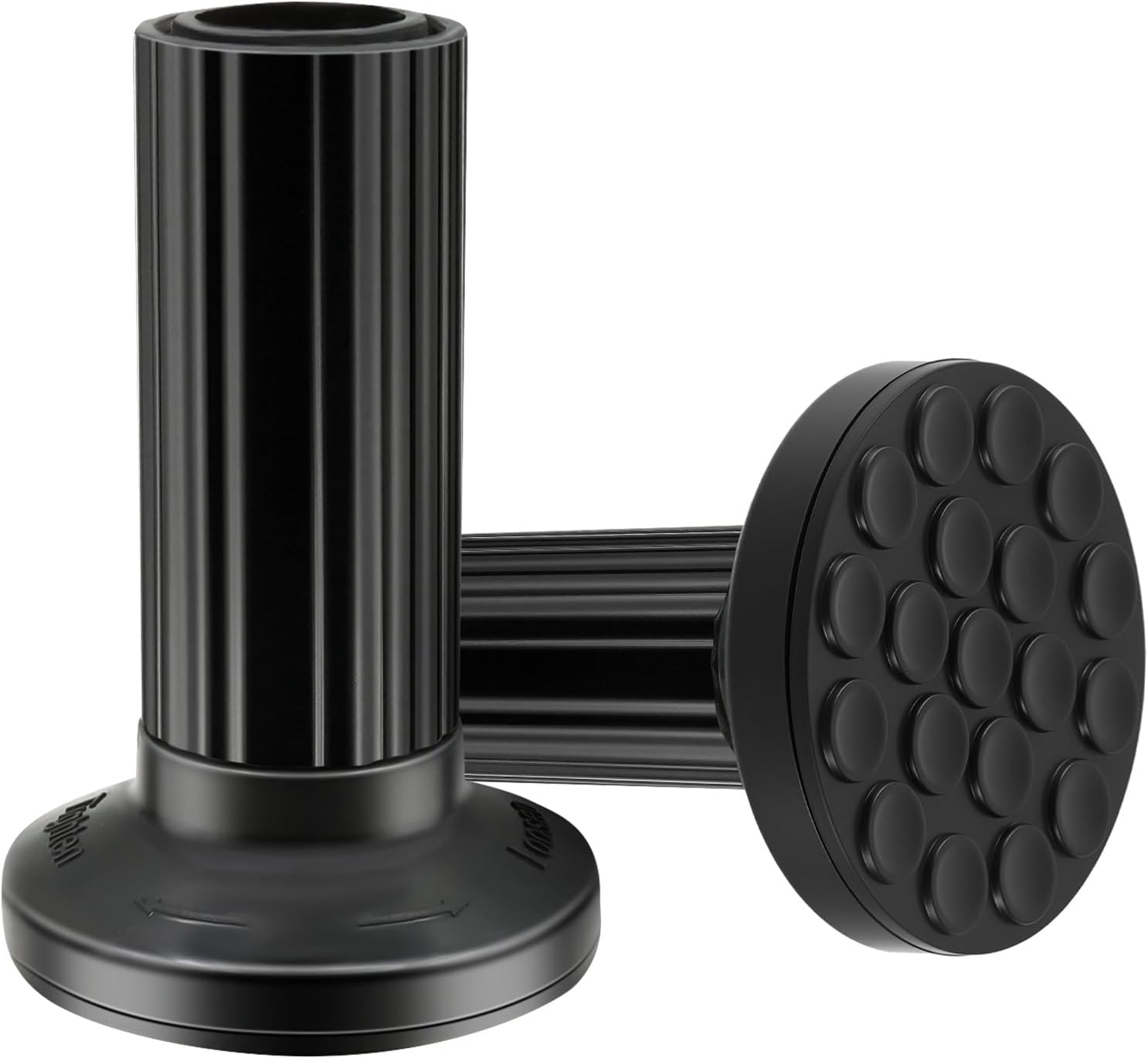 ZOCONE Black End Caps 2PCS for Curtain Rods