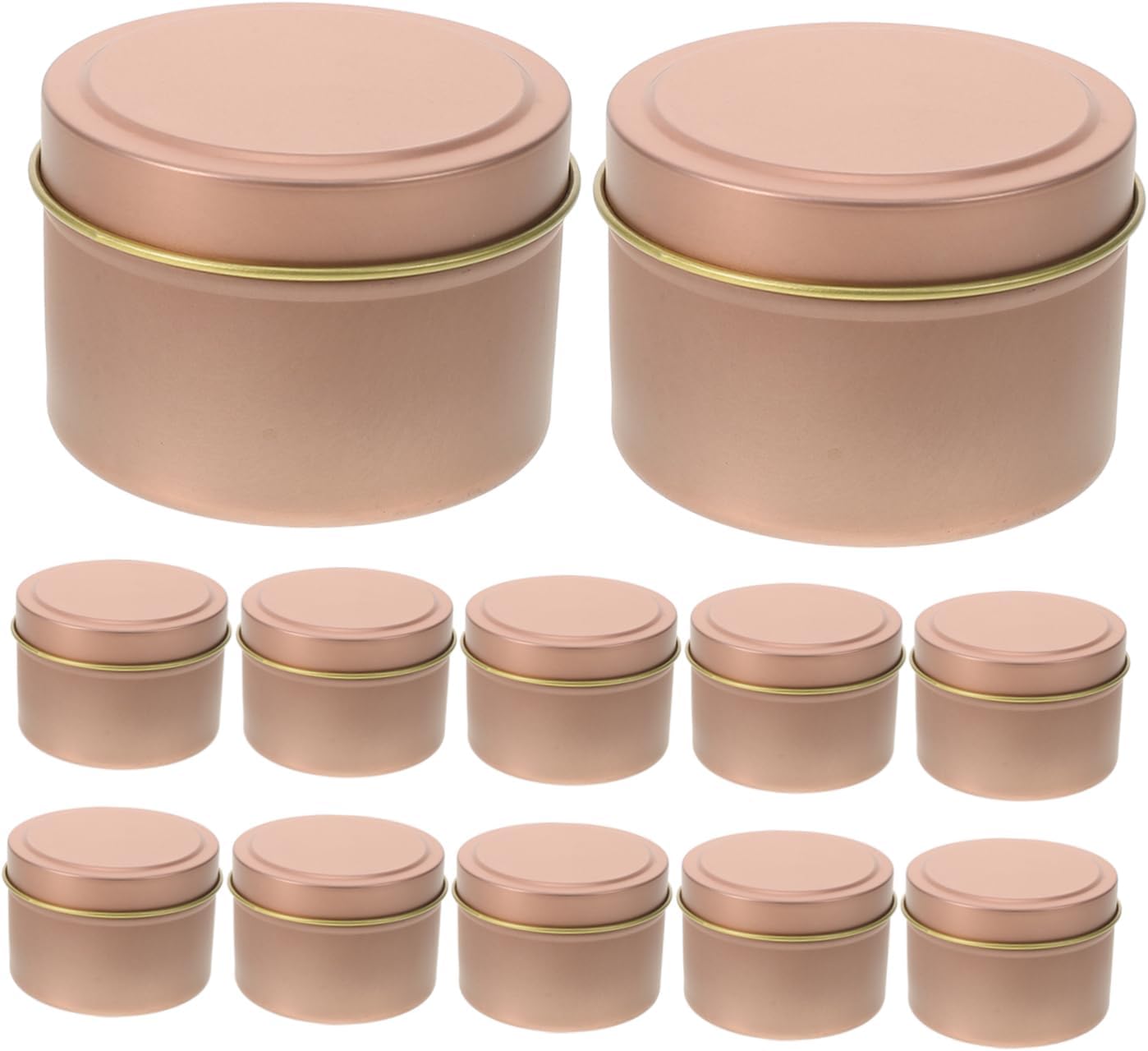 12Pcs Candle Jars with Lids for DIY Aromatherapy Decor