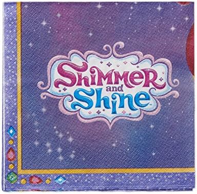 Shimmer and Shine Luncheon Napkins 16 Count