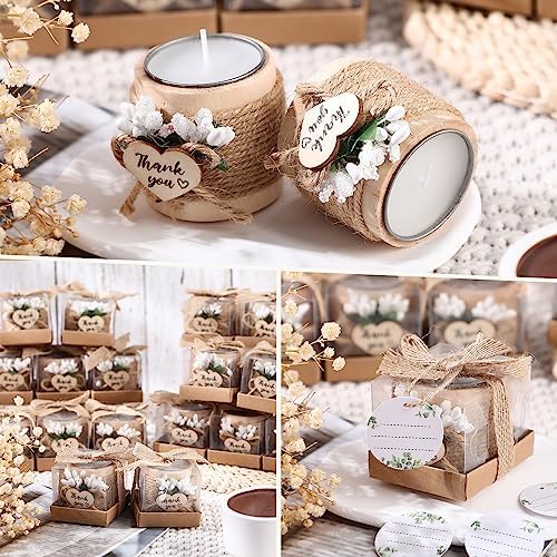 Retisee Wood Candle Holders for Wedding Baby Shower