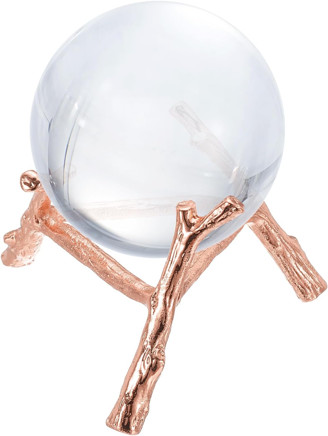 Uxcell 39 Inch Metal Crystal Ball Display Stand - Rose Gold