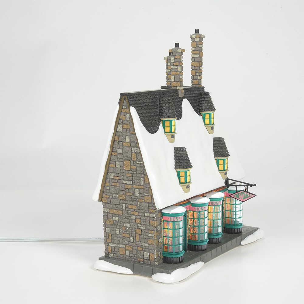 Department 56 Harry Potter Village Honeydukes Sweet Shop Lit Building