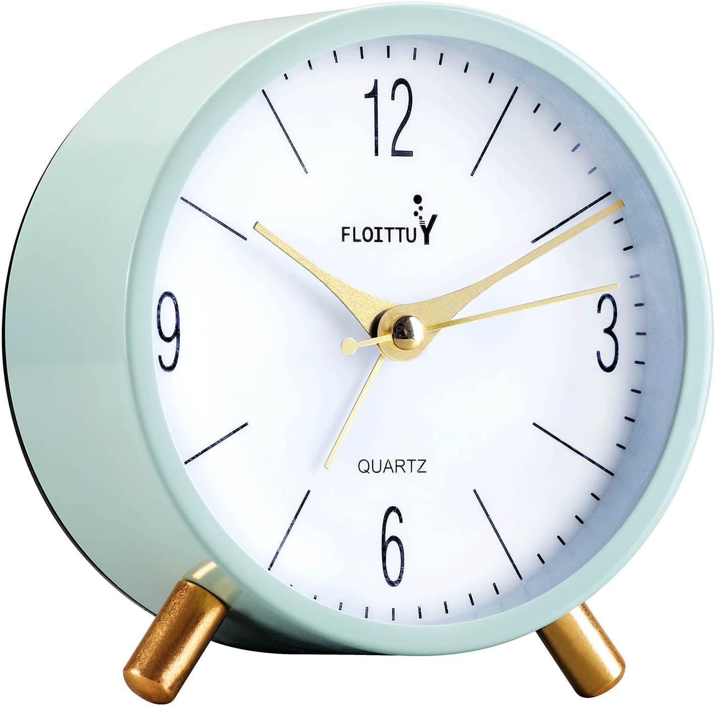 4 Inches Super Silent Alarm Clock with Night Light