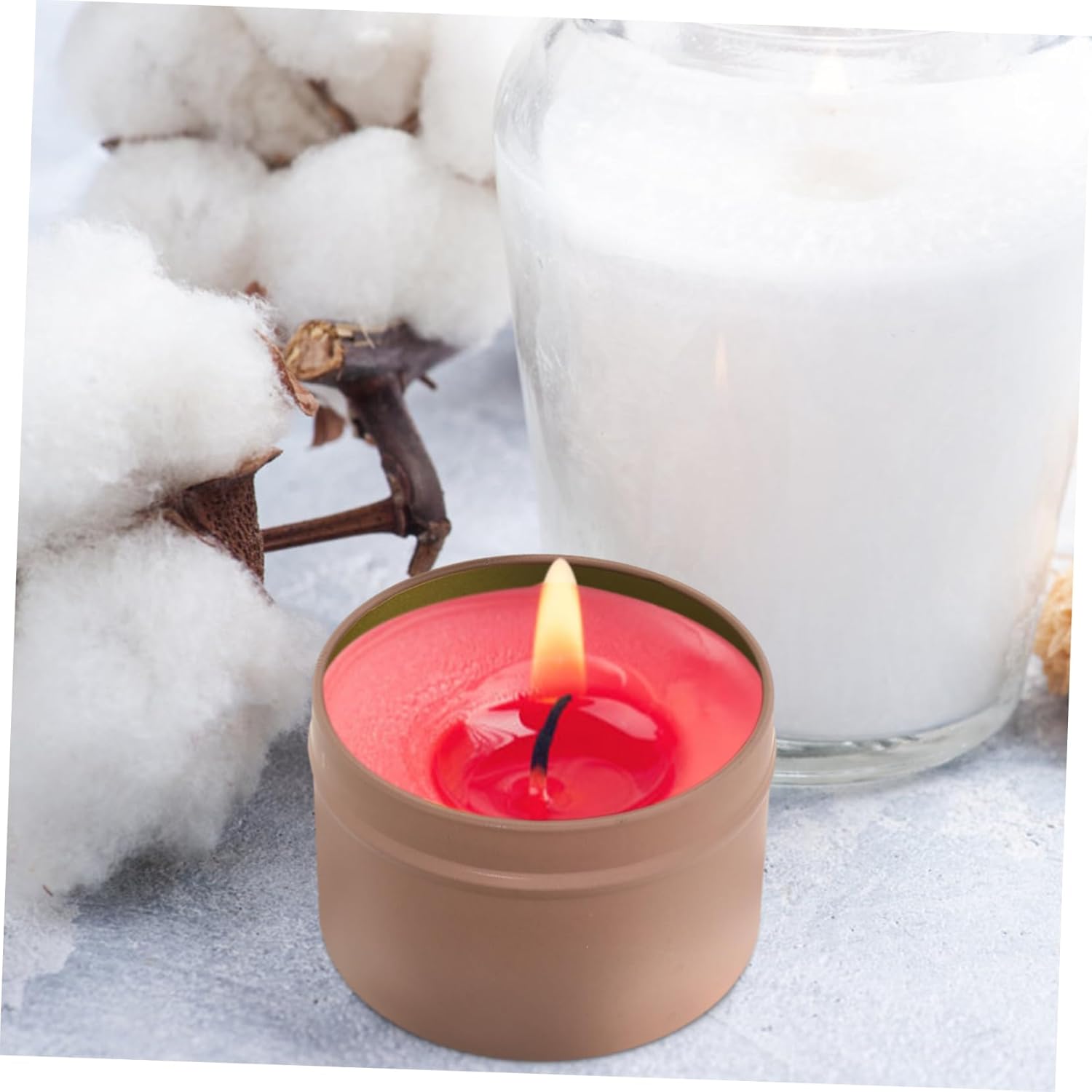 12Pcs Candle Jars with Lids for DIY Aromatherapy Decor
