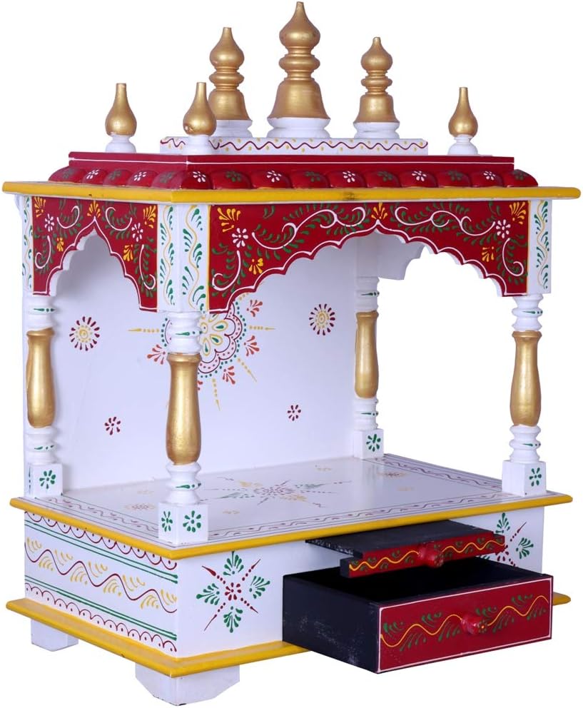 Wood Home Temple Orange 18x12x24 Inch