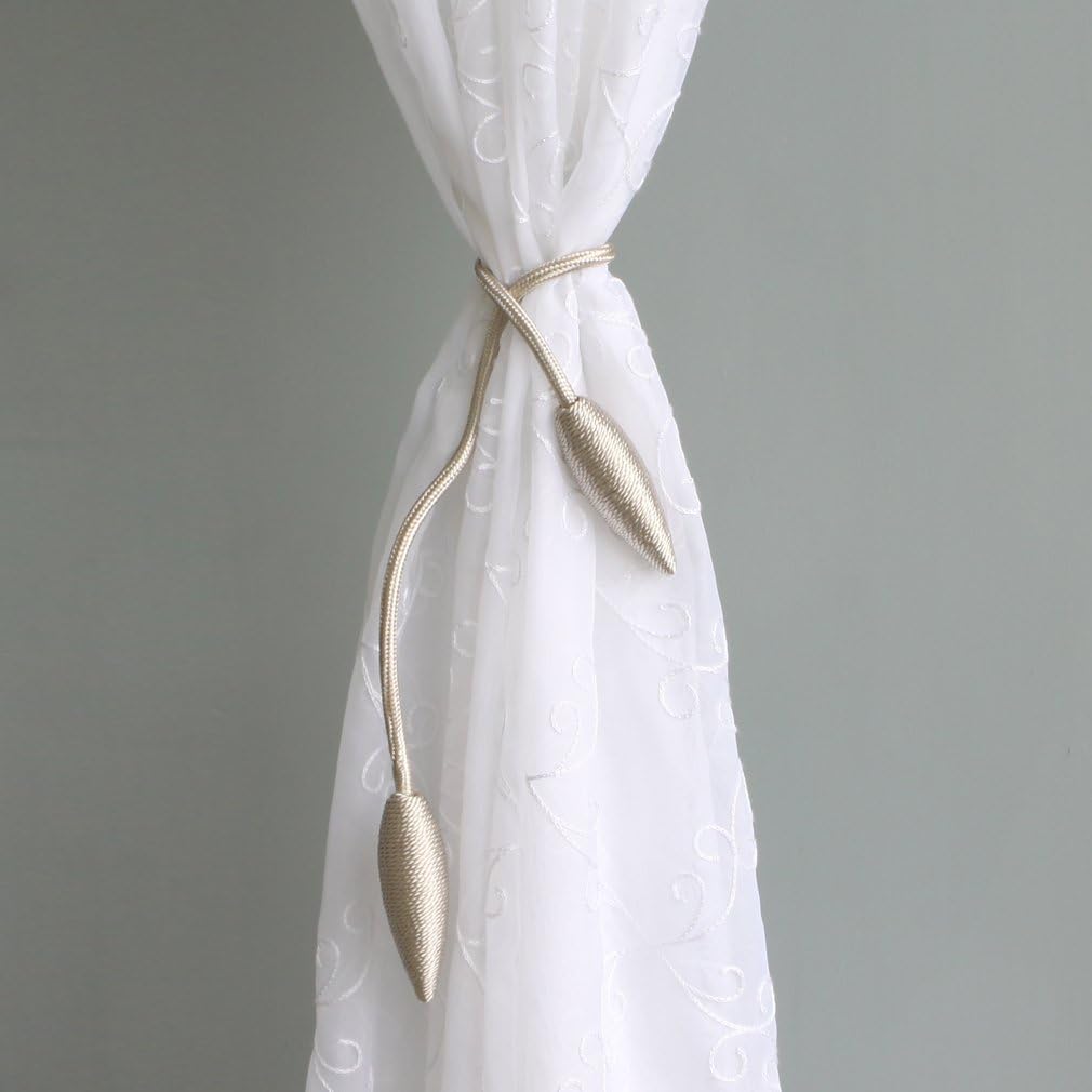 Valea Home 4 Piece Curtain Tiebacks Clips Holdbacks