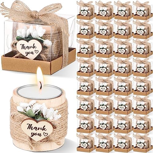Retisee Wood Candle Holders for Wedding Baby Shower
