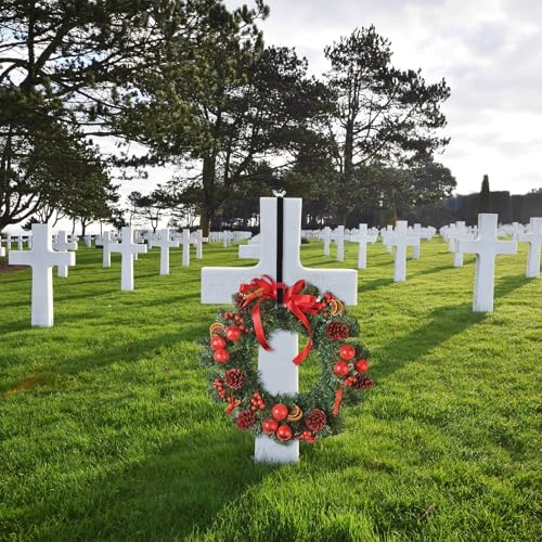 1 PCS Adjustable Wreath Holder for Cemetery Gravestone