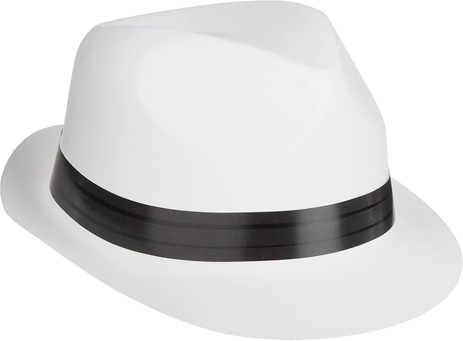 Beistle Havana Chairman Hats 12 Pack White Black