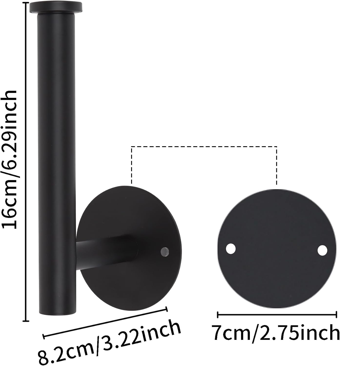 4 Pack Curtain Holdbacks Black Self-Adhesive or Screw Curtain Tiebacks