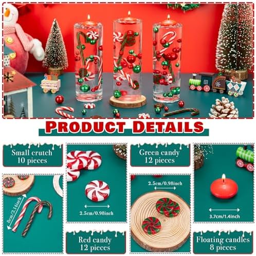 MagicLub 4118 Pcs Christmas Vase Filler Decor Set