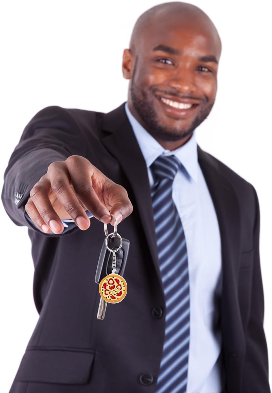 24Pcs Pizza Keychains Party Favors