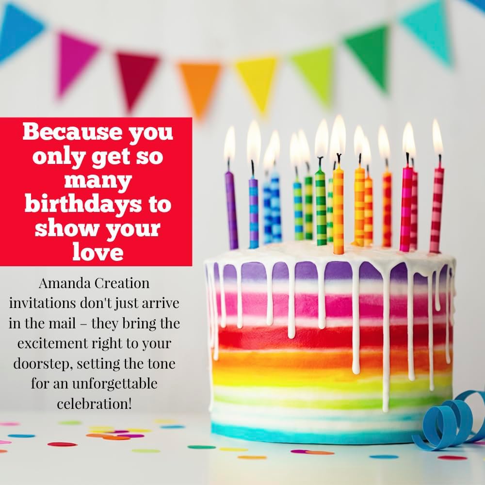 Bowling Birthday Invites 20pcs 5x7 Fill In Cards with Envelopes by AmandaCreation