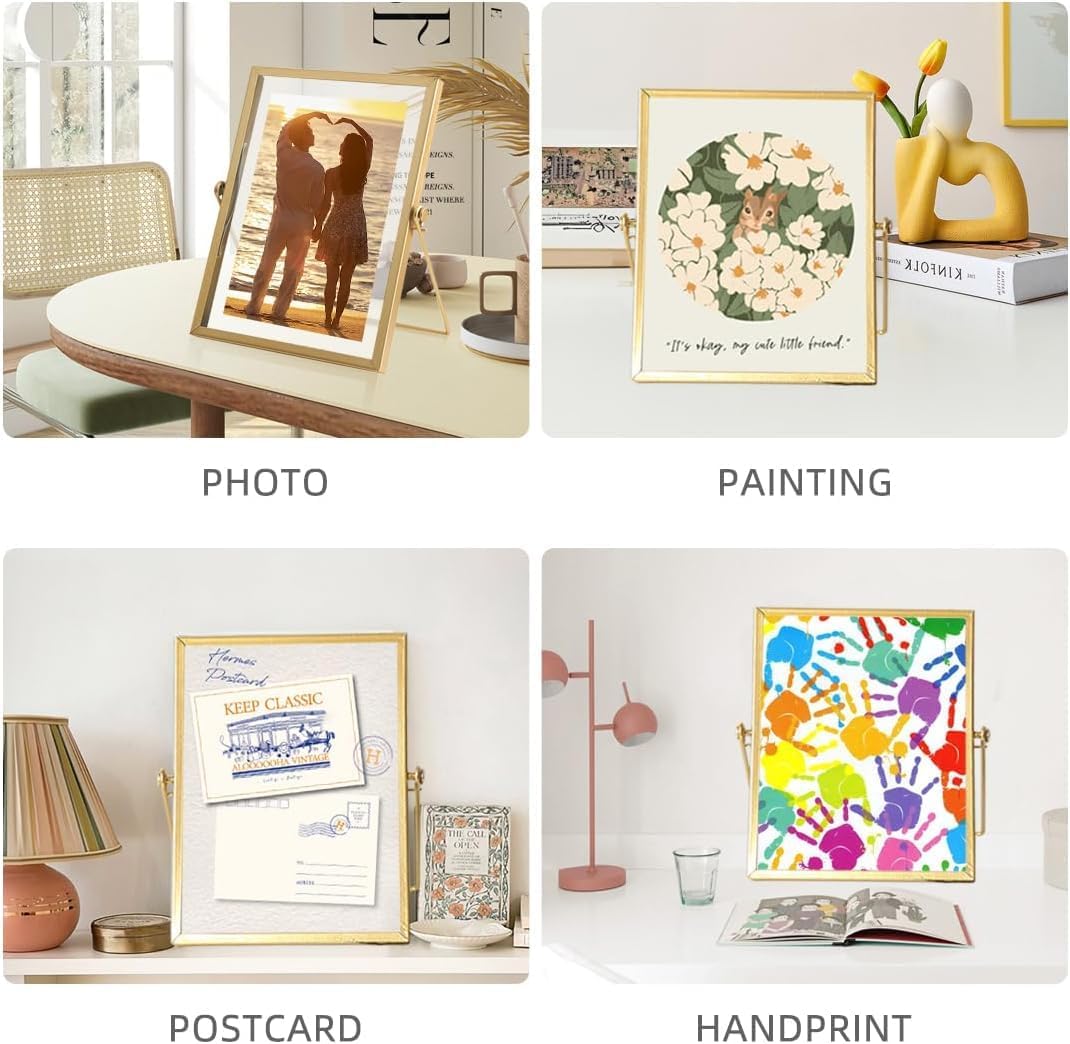 Yuragim A5 Glass Picture Frame Pack of 2