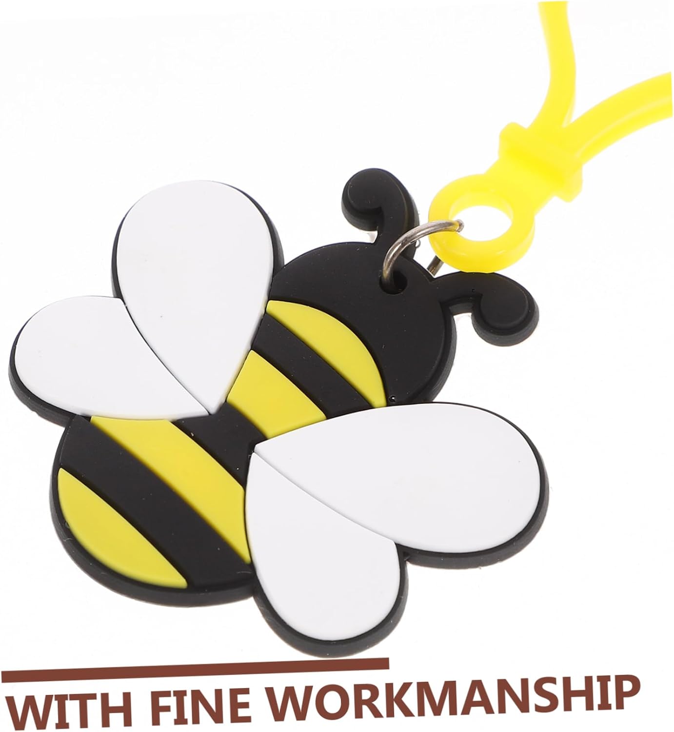 12pcs Cute Bee Keychain Set for Bags and Backpacks