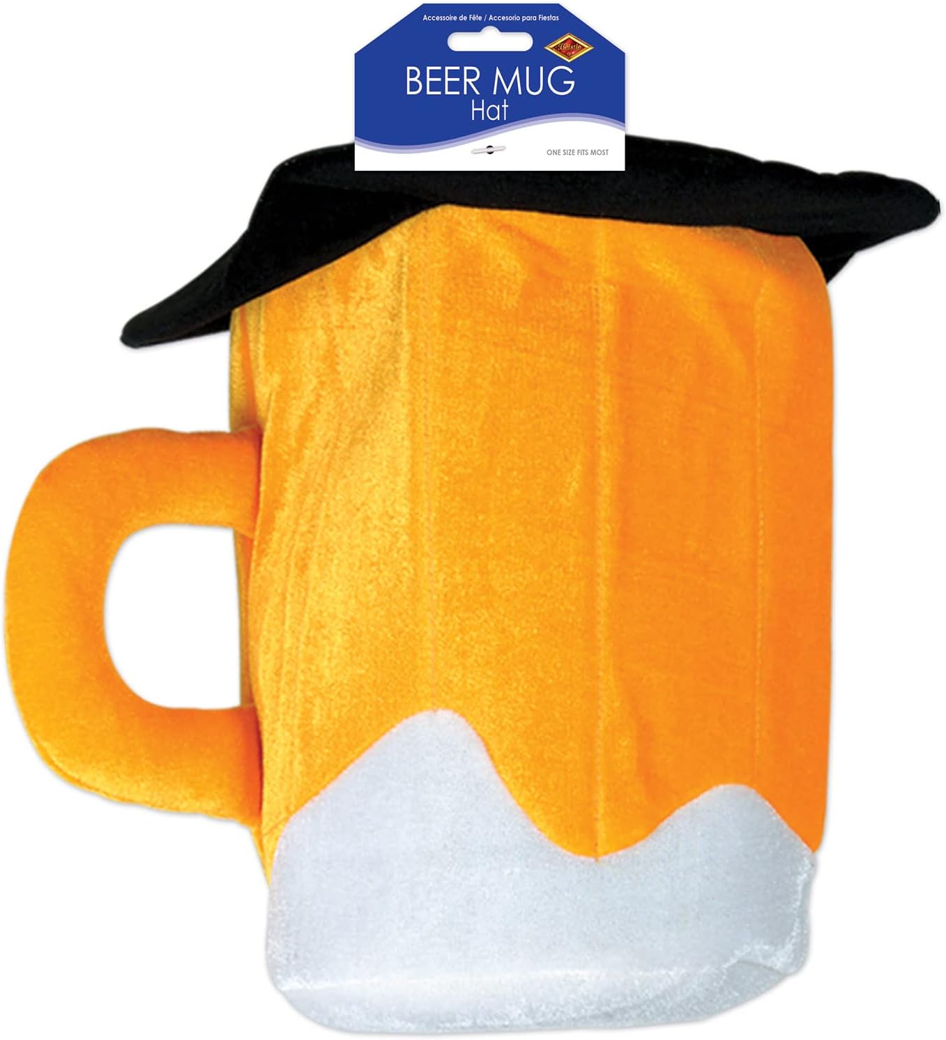 Plush Beer Mug Hat for Parties